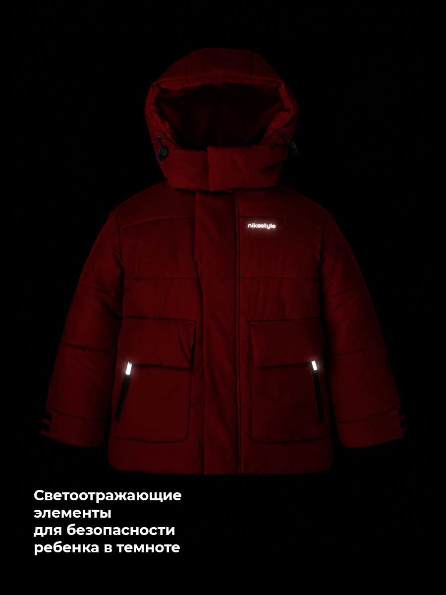 Куртка NIKASTYLE 4з5926 красный - фото 9