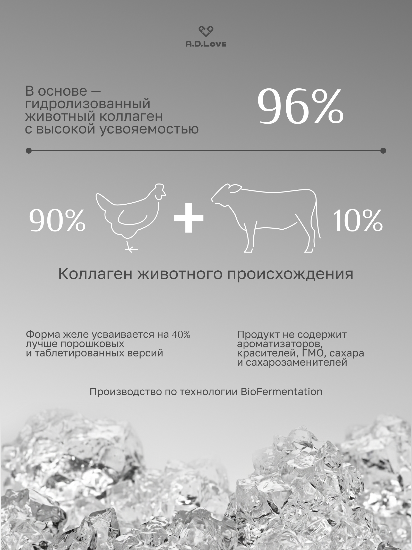 Желе 30 стиков A.D.Love Для кошек и собак мелких пород - фото 3