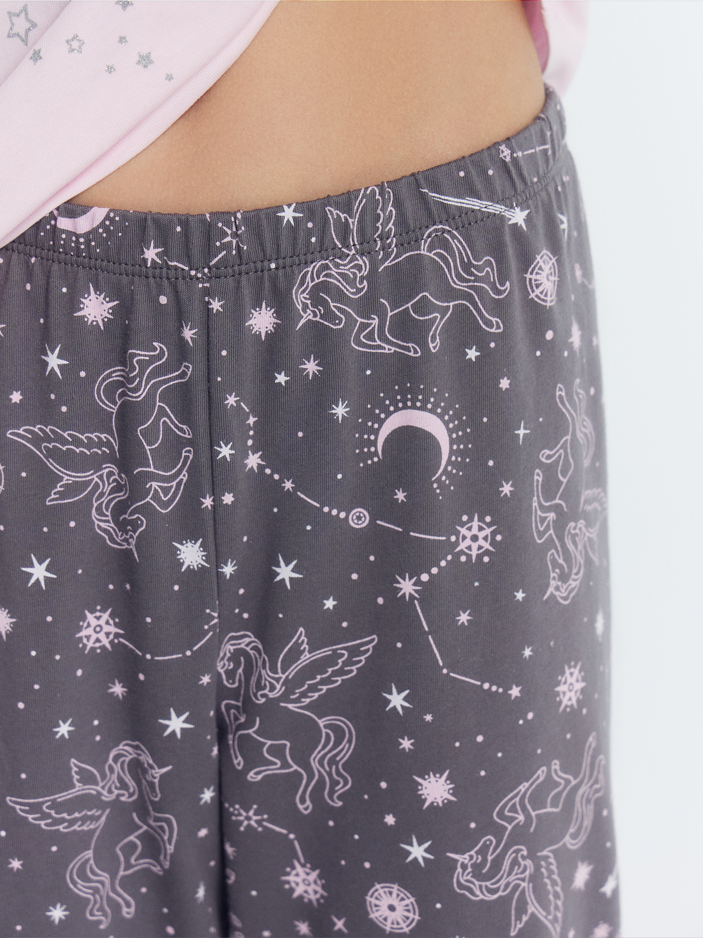 Пижама Mark Formelle (Марк Формэль) 567728/розовое облако +созвездия на сером - фото 8