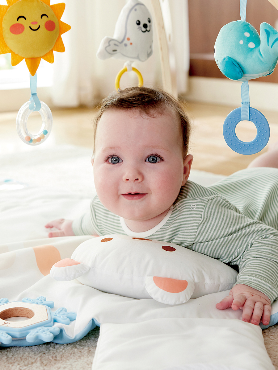 Коврик Hape с дугами, трансформер Обнимающий мишка - фото 3