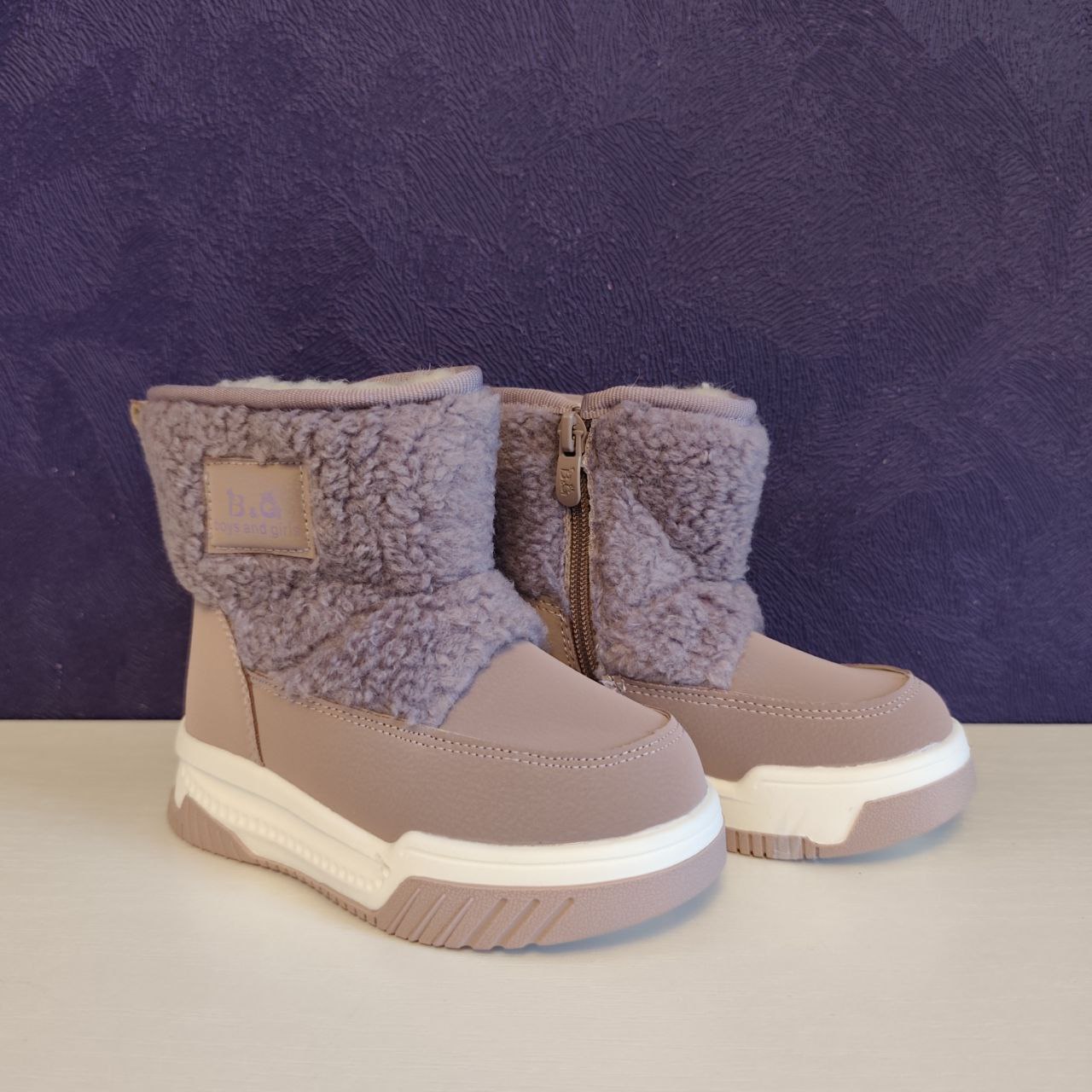 Ботинки mutter ботинки_зимние_фиолетовые - фото 2