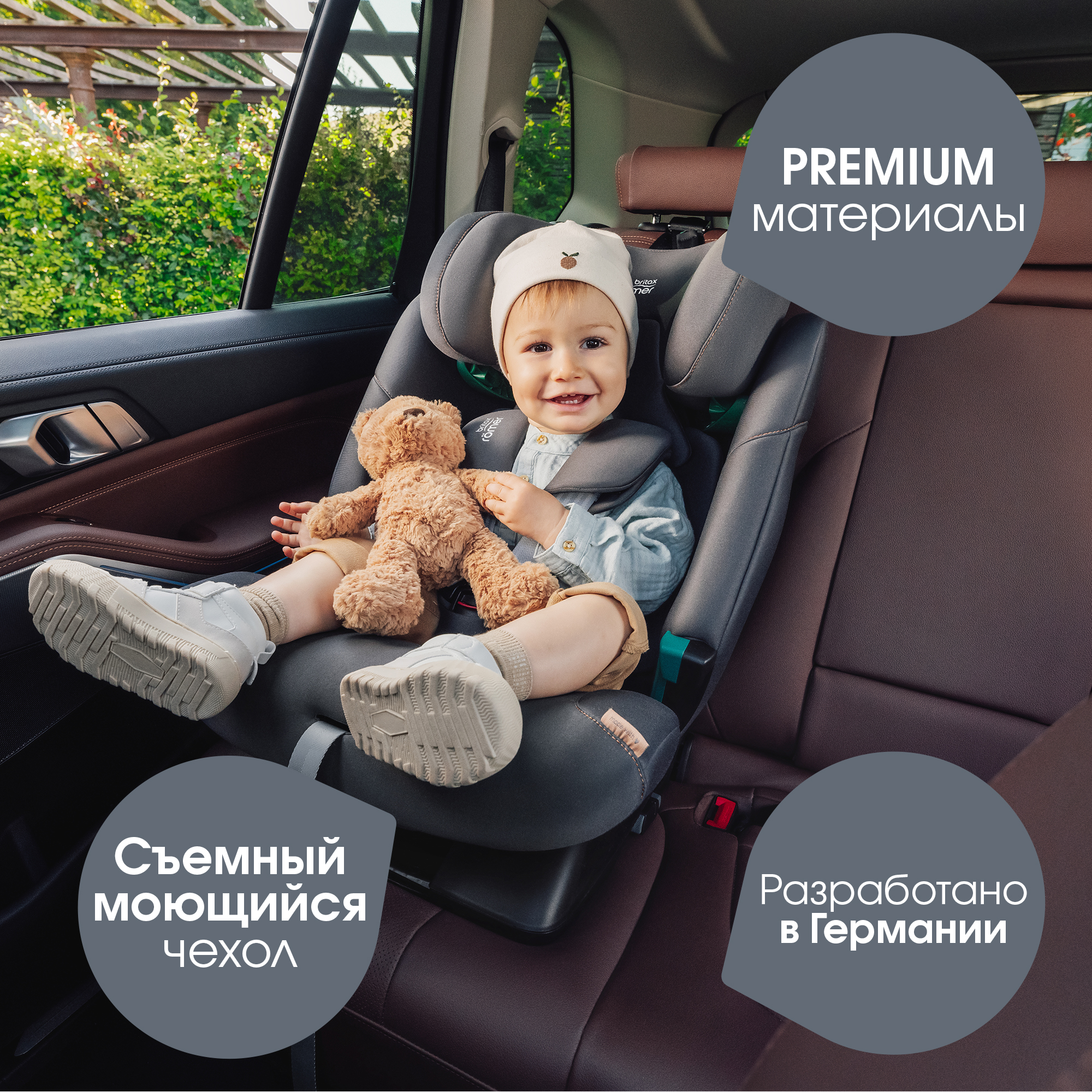 Автокресло Britax Roemer Advansafix Pro Deep Grey Isofix 1/2/3 (9-36 кг) серый - фото 14