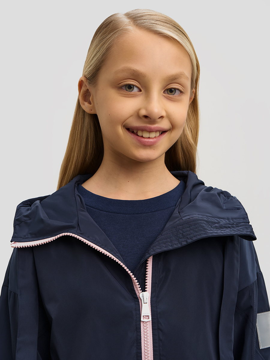 Ветровка Baon BK1023002/DARK NAVY - фото 4