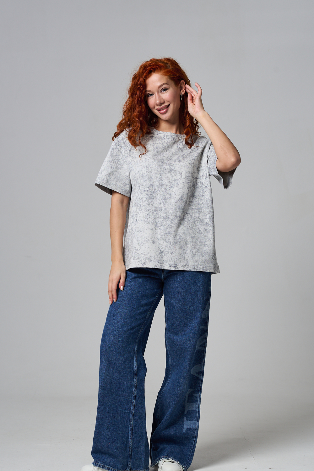 Футболка Ifeizion 14502 серый - фото 2