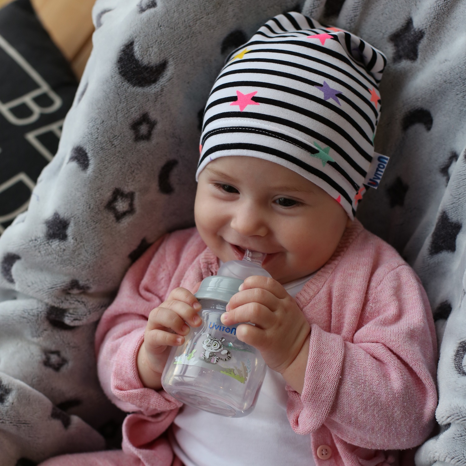 Бутылочка Uviton Anti-Colic 125 мл 1 шт. в ассортименте - фото 16