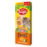 Лакомство для грызунов HappyJungle крупных палочки мед-фрукты 30г*3шт