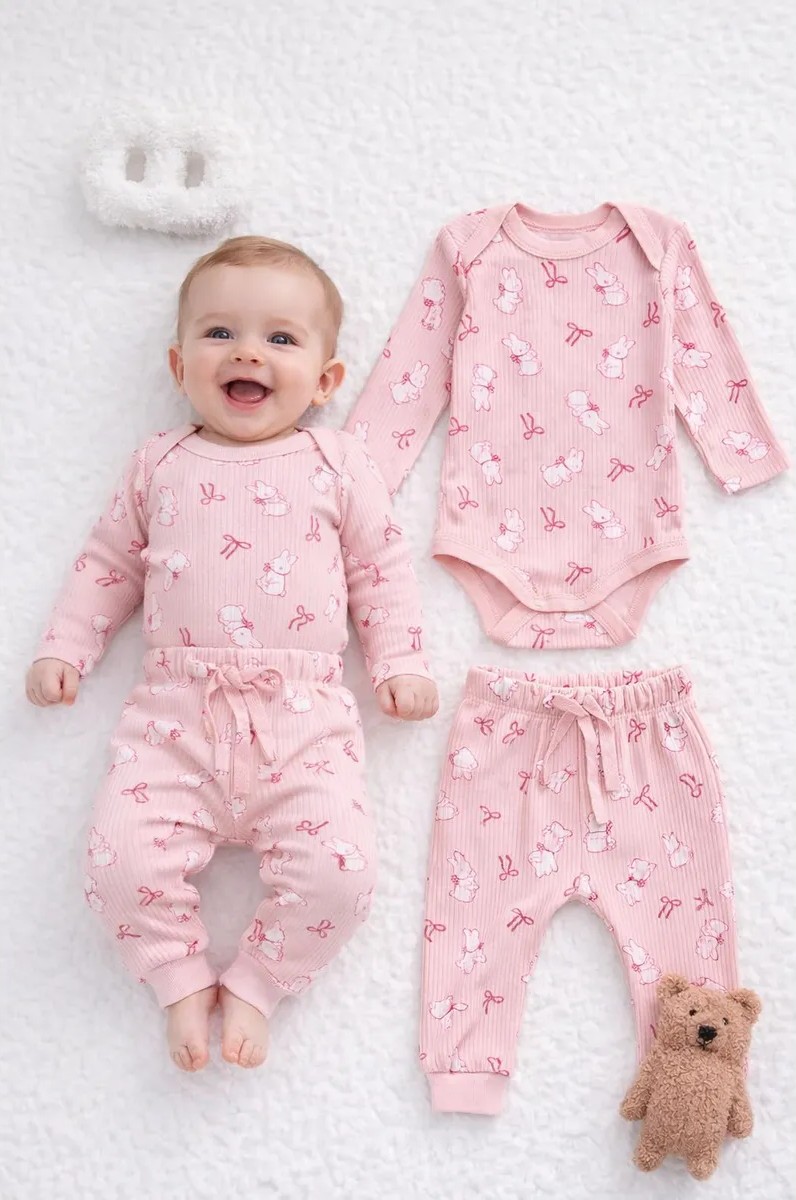 Комплект Mark Formelle (Марк Формэль) 89408/бантики и зайки на розовом - фото 15