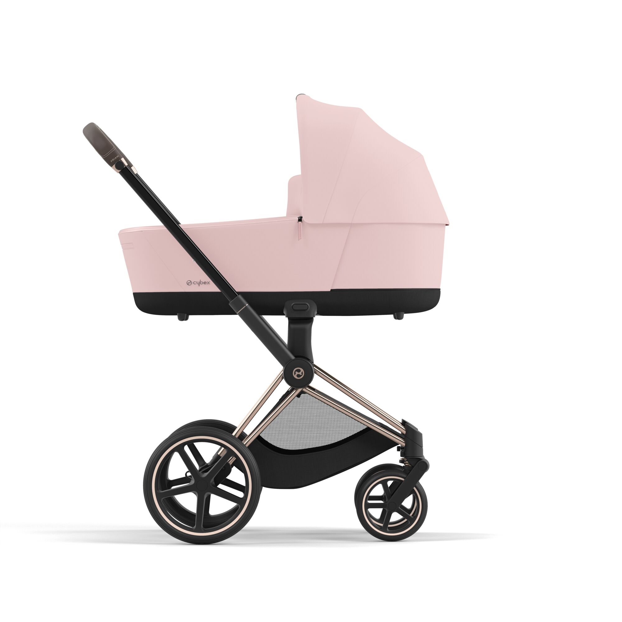 Коляска 2в1 Cybex Priam IV Rosegold розовый - фото 4