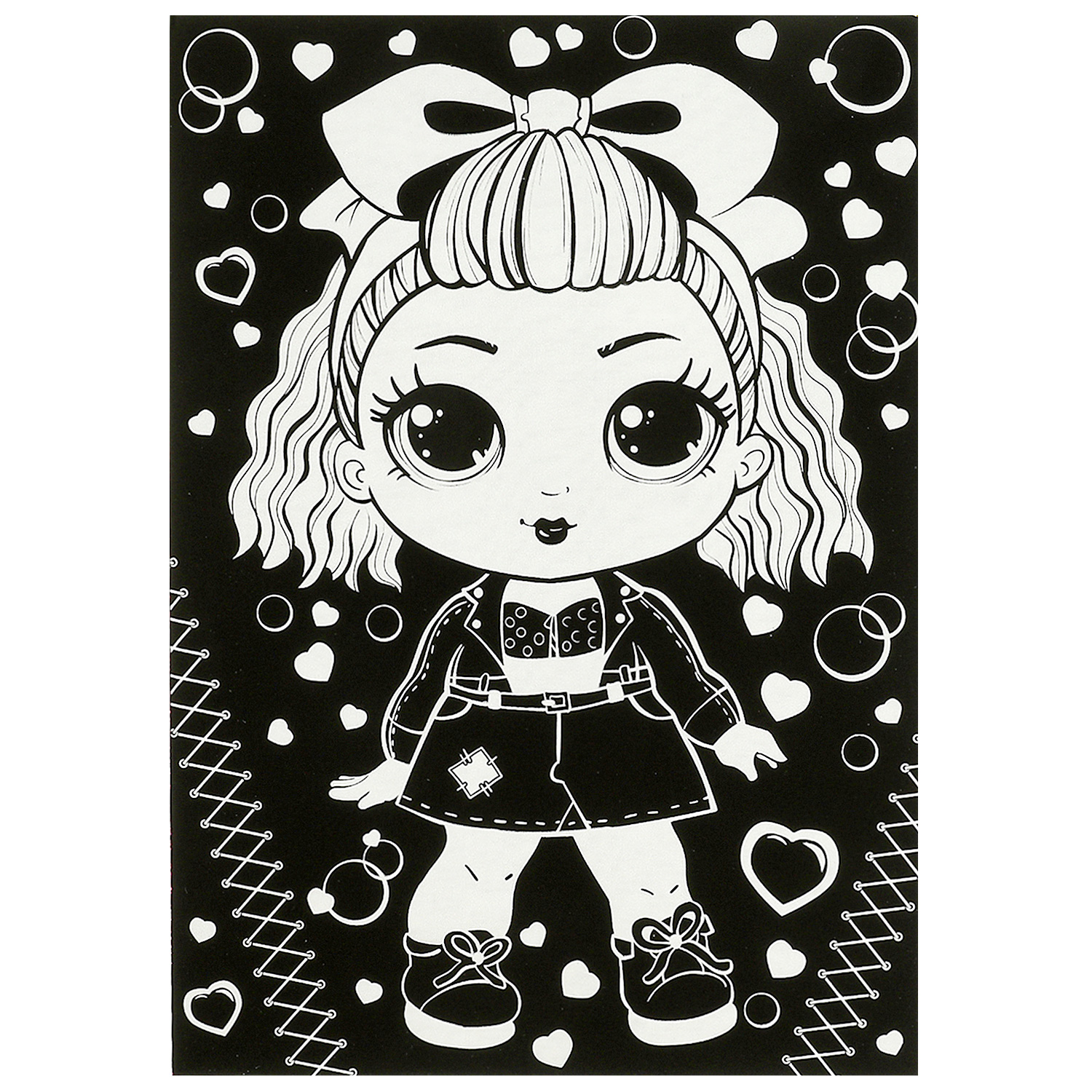 Гравюра Multiart Куколка-модница - фото 4