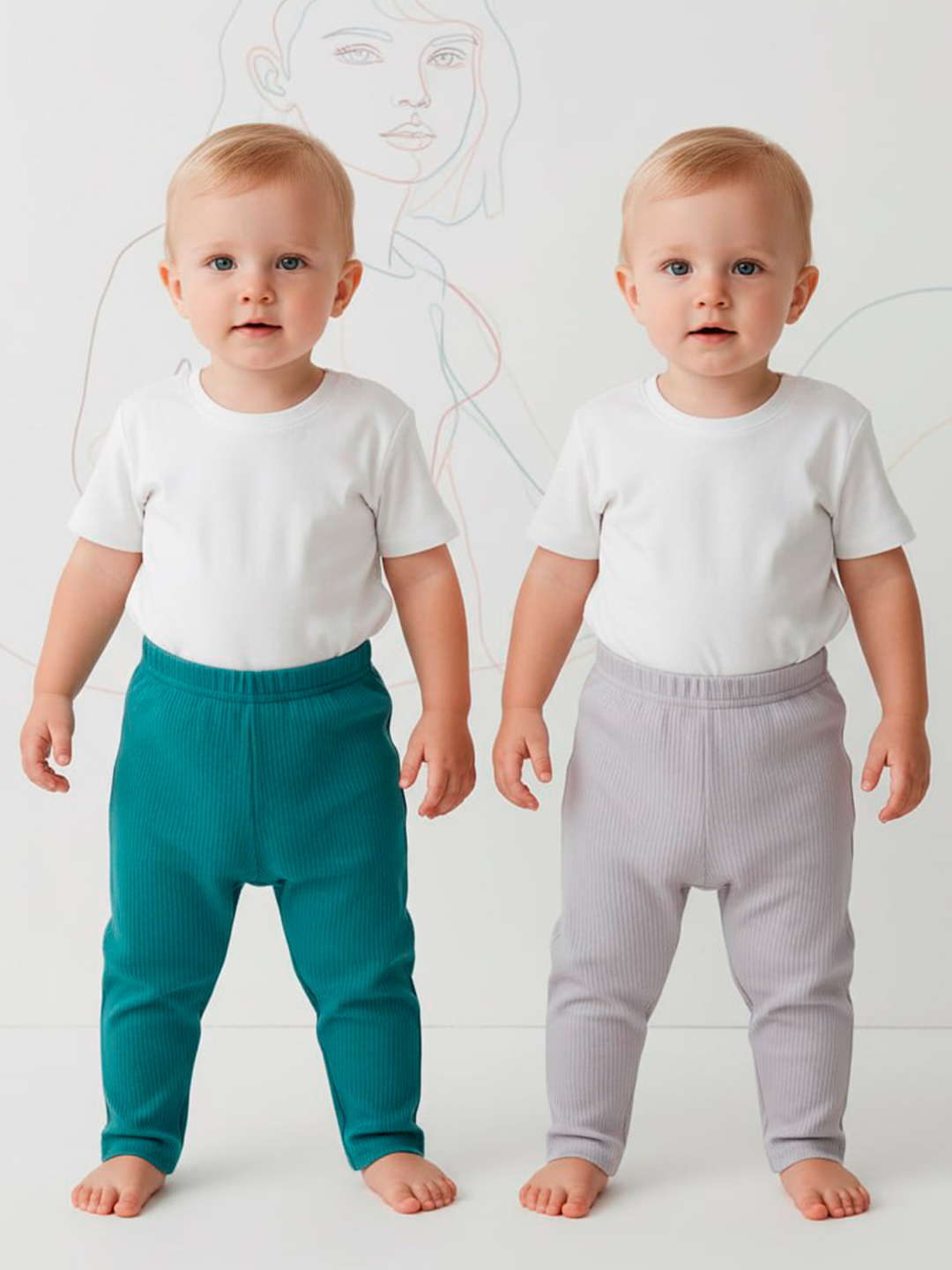 Штанишки 2 шт СовенокЯ 21-302/1-4 - фото 1