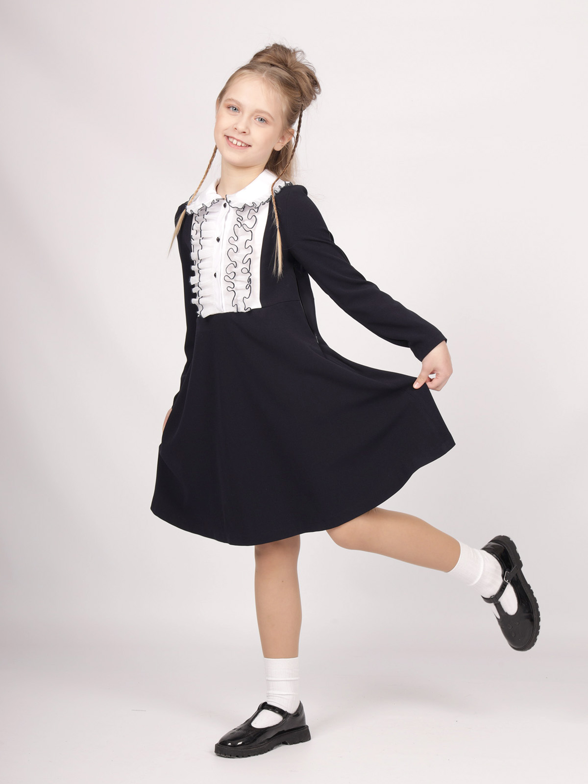 Платье Sky Lake 2496 Ностальжи синий - фото 9