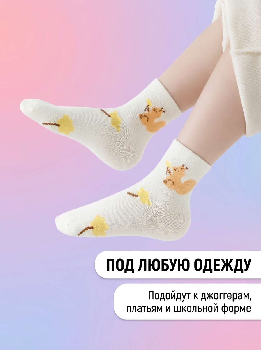 Носки 5 пар Bambooland Socks_girlsanimal - фото 6