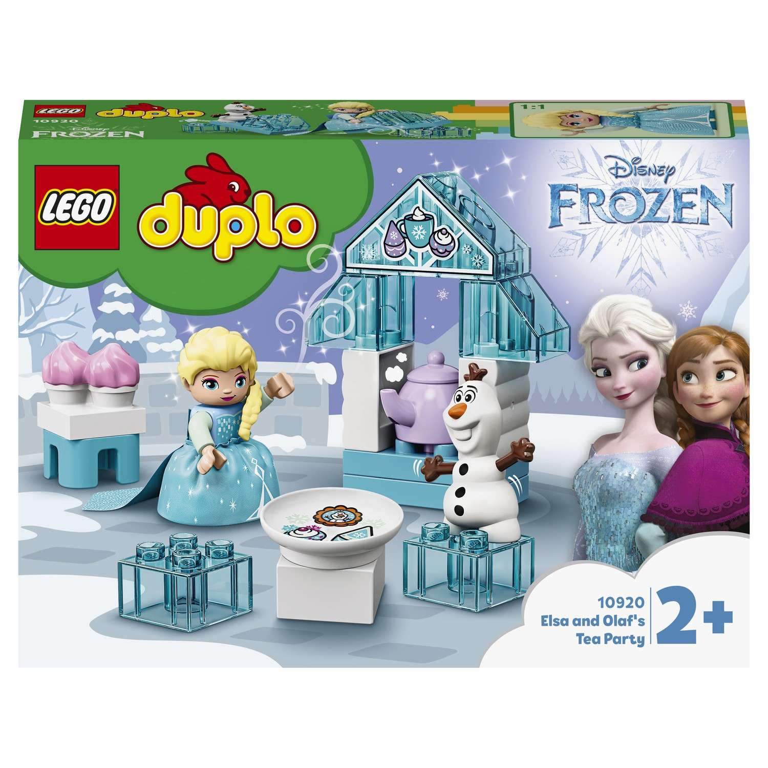 Конструктор LEGO DUPLO Чаепитие у Эльзы и Олафа блочный - фото 2