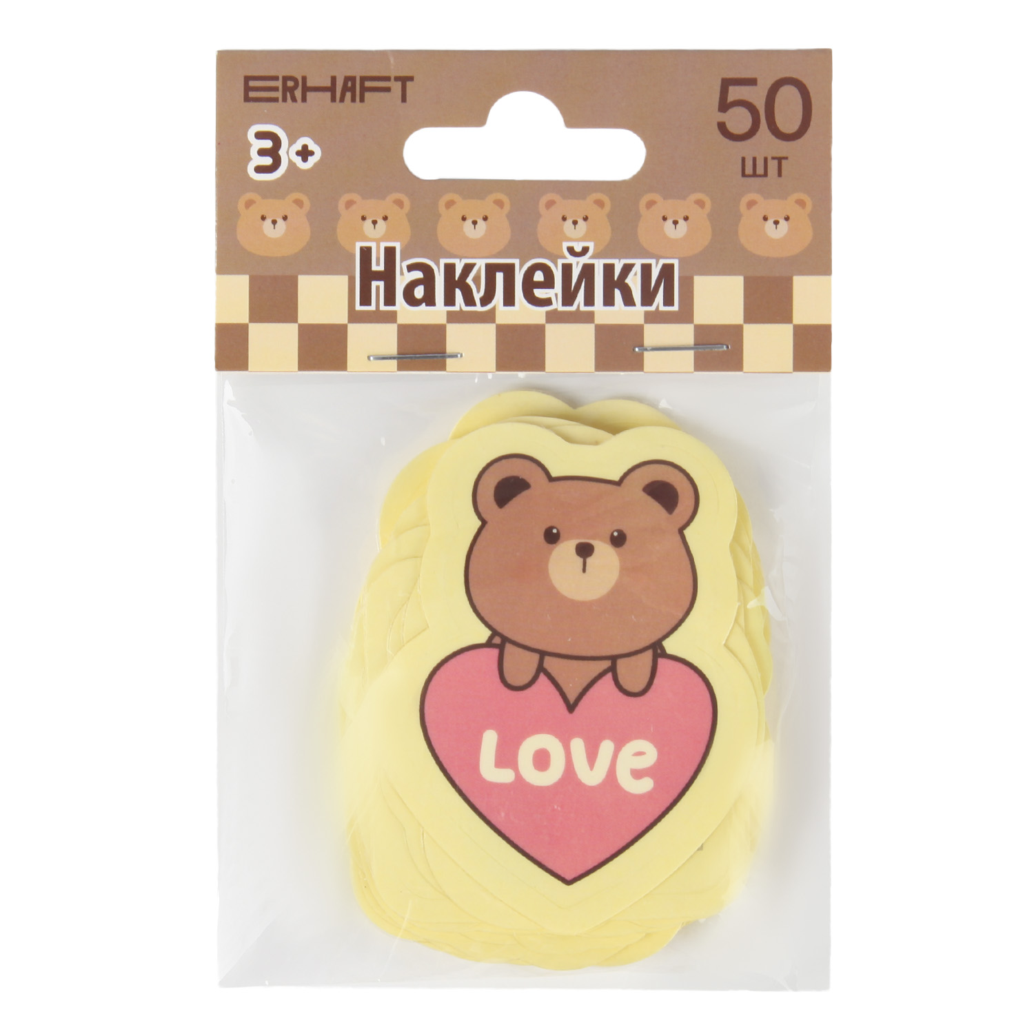 Наклейки Erhaft Мишка 50 шт. - фото 7
