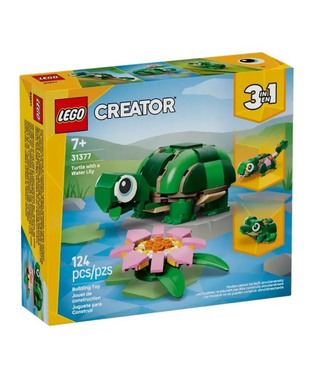 Конструктор LEGO Creator Черепаха с кувшинкой 124 дет. - фото 6