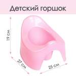 Горшок детский Sima-Land цвет розовый перламутр