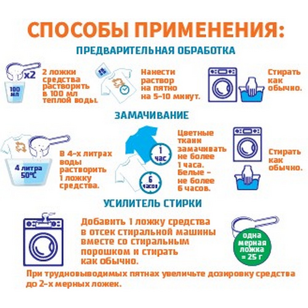 Отбеливатель Тысяча Озер 0.5 кг - фото 10