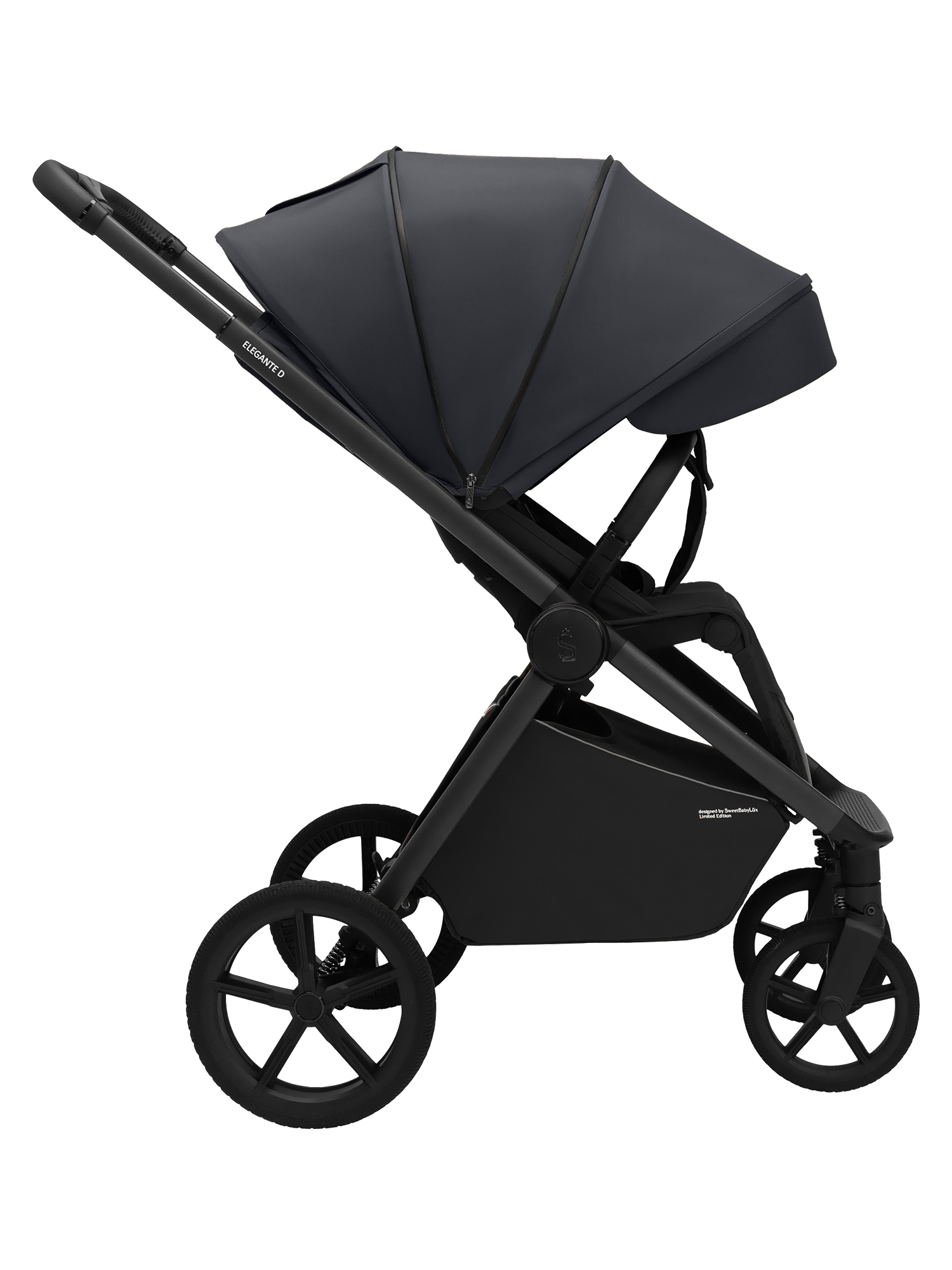Коляска прогулочная Sweet Baby Elegante D Dark Grey серый - фото 25