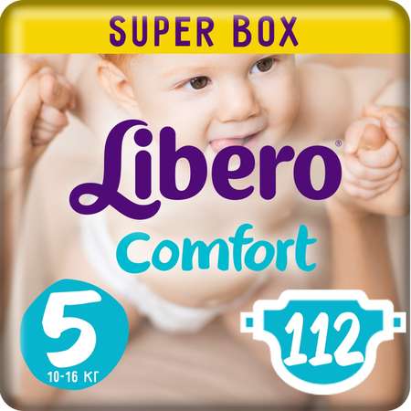 Подгузники Libero Comfort 5 (10-16 кг) 112 шт.