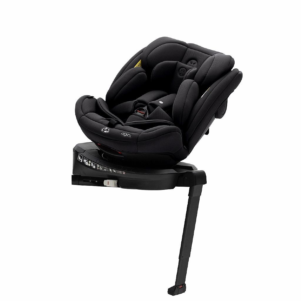 Автокресло agex Comfort i-Fix 360 Isofix 0+/1/2/3 (0-36 кг) черный - фото 11
