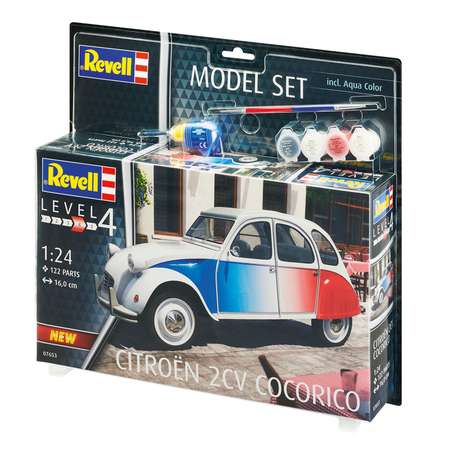 Сборная модель Revell Микролитражный автомобиль Citroen 2 CV Cocorico