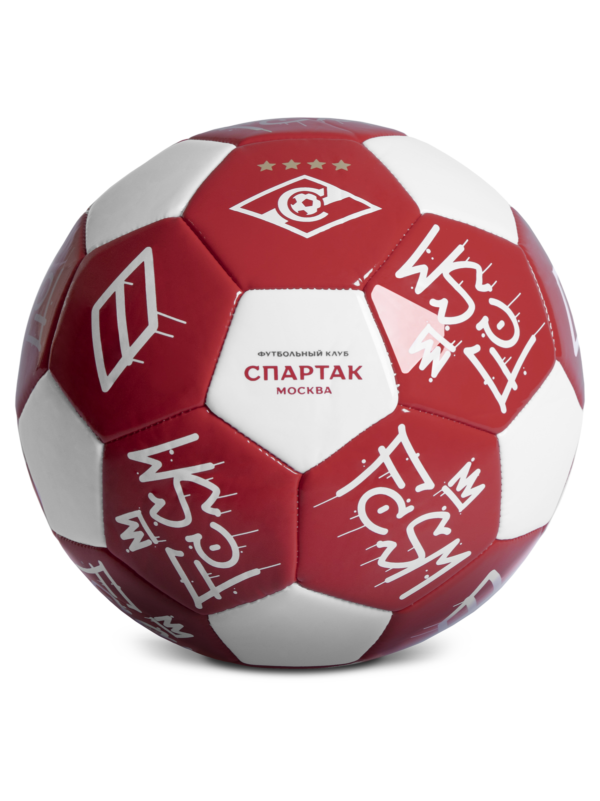 Спортивный мяч ФК Спартак Москва футбольный 22 см - фото 9