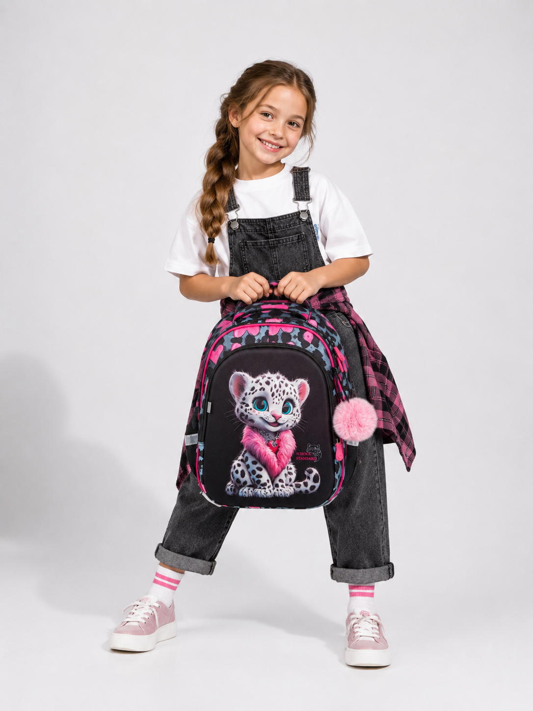 Рюкзак School Standard школьный для девочки+брелок - фото 5