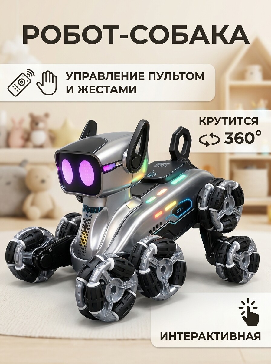 Собака РУ BalaToys Собака Интерактивная - фото 1