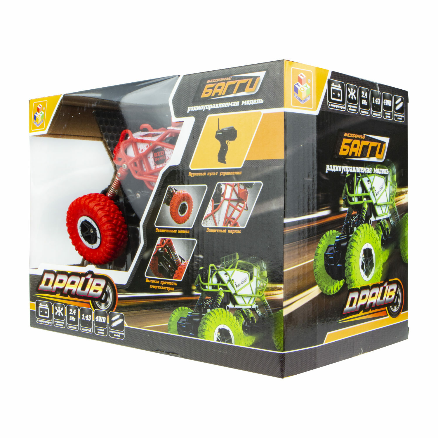 Внедорожник РУ 1TOY 1:43 - фото 6