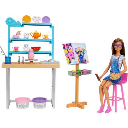 Кукла модельная Barbie Творческая студия