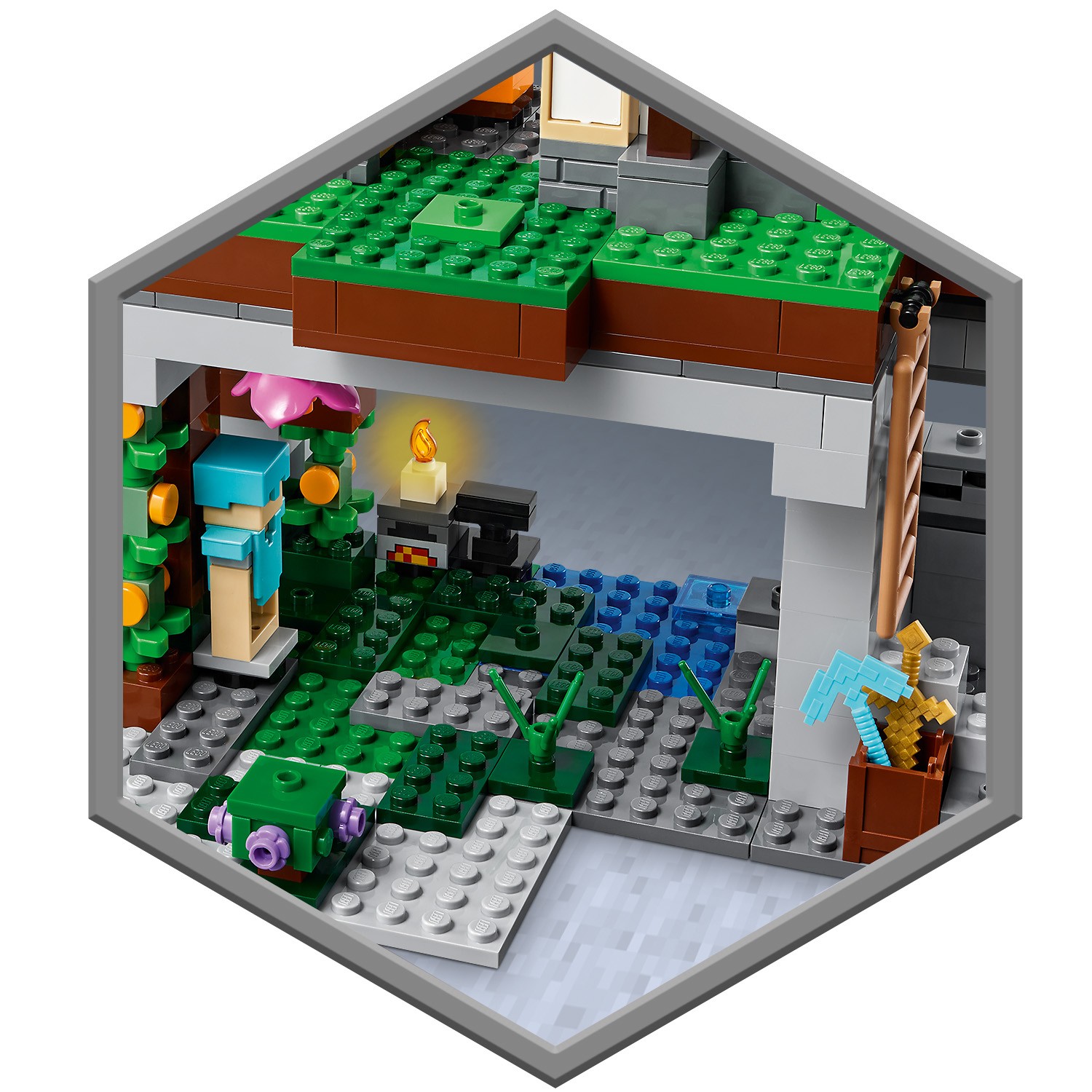Конструктор LEGO Minecraft Площадка для тренировок - фото 6