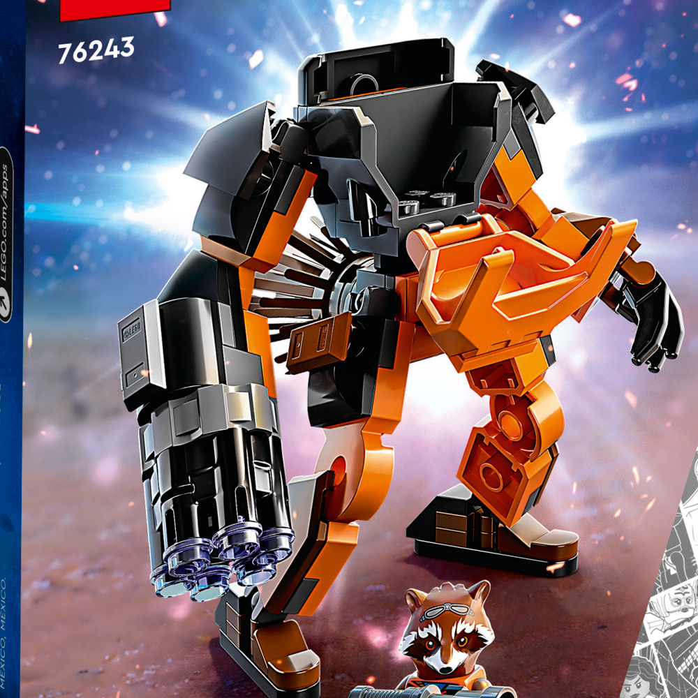 Конструктор LEGO DC Super Heroes Броня ракетного робота 76243 602 дет. - фото 2