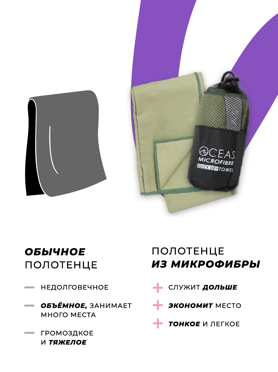 Полотенце OCEAS 50 x 120 см - фото 9