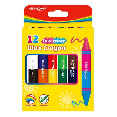 Восковые мелки KEYROAD 6 шт.