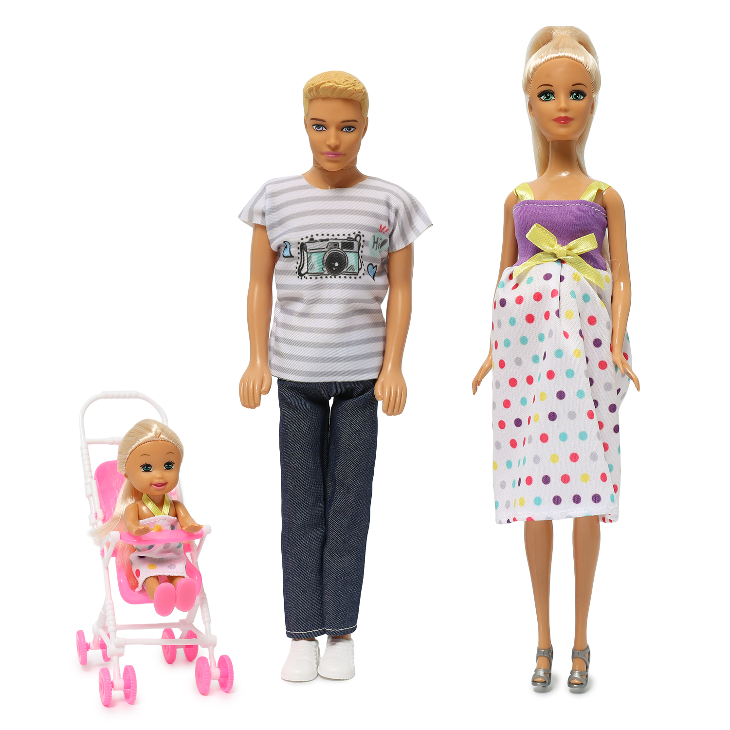 Кукла классическая . семья B197-8017-1 - фото 1