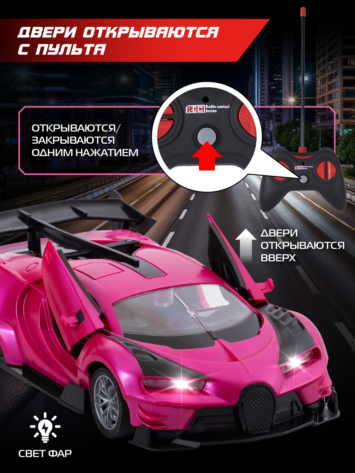 Автомобиль РУ AUTODRIVE 1:24 - фото 3