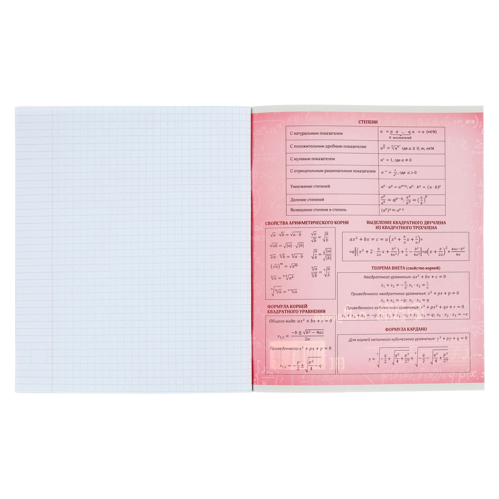 Тетрадь Calligrata (Алгебра) - фото 5