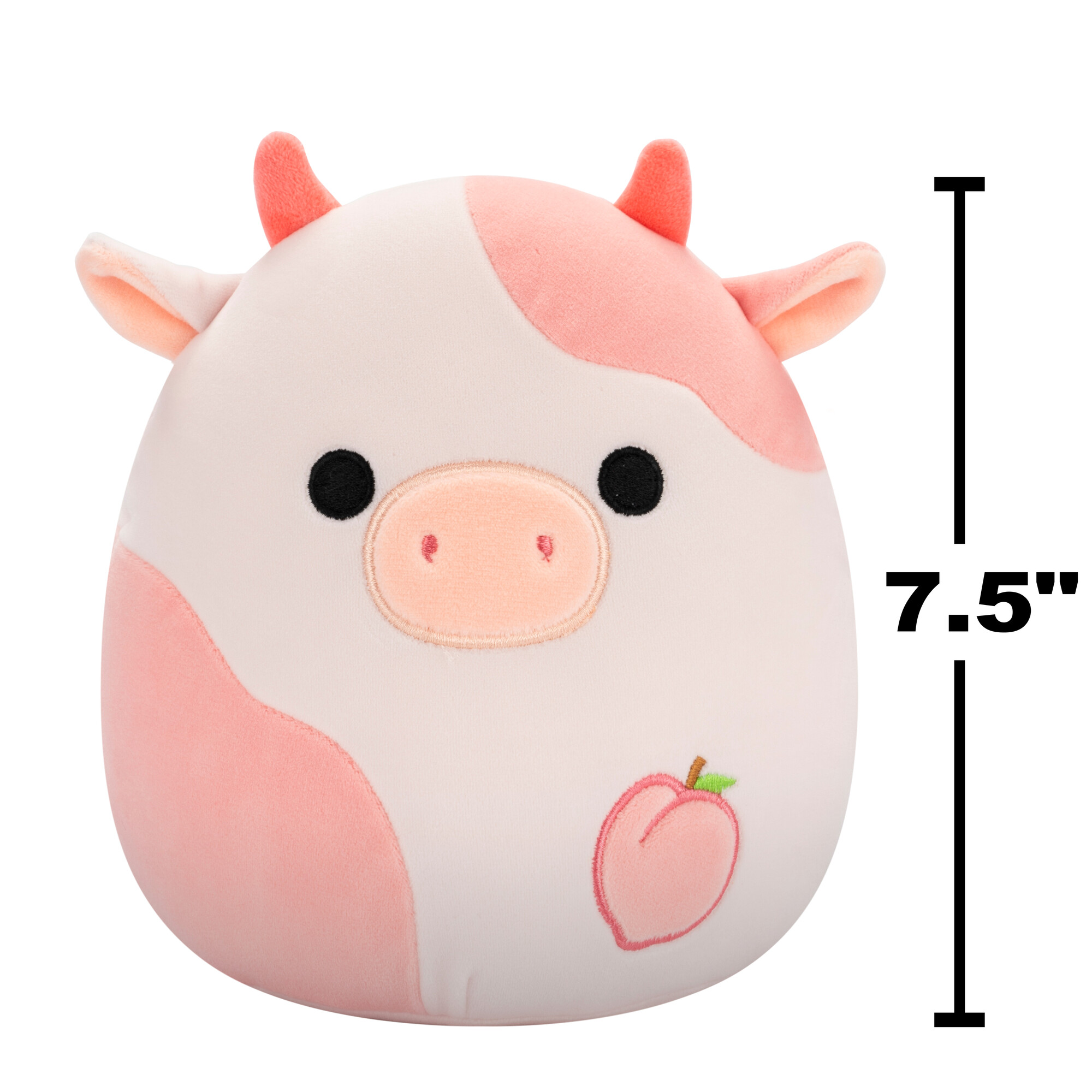 Игрушка мягкая Squishmallows Персиковая корова - фото 8