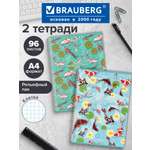 Тетрадь Brauberg клетка 96 лист. 2 шт.