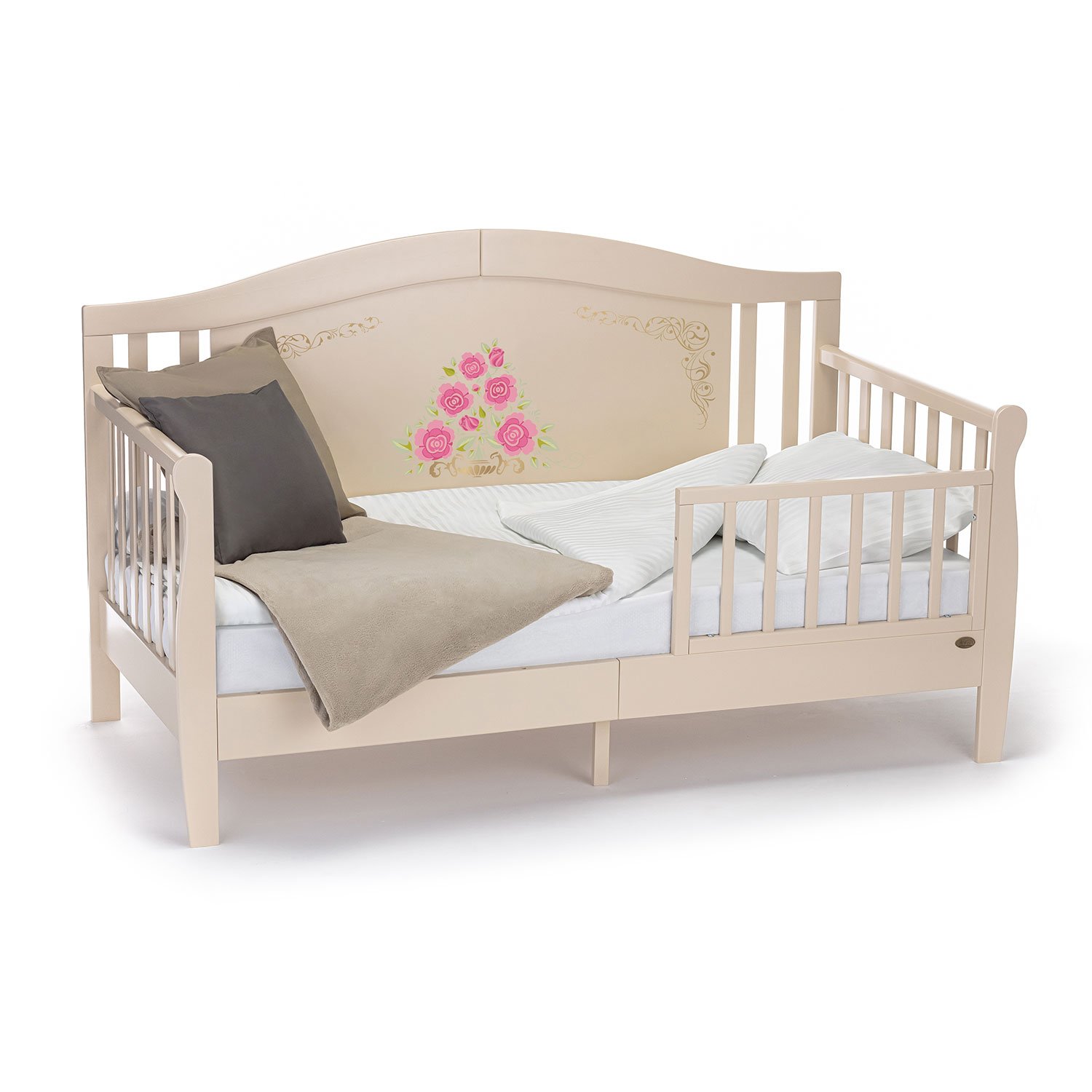 Кровать подростковая Nuovita Stanzione Verona Div Rose (слоновая кость) - фото 3