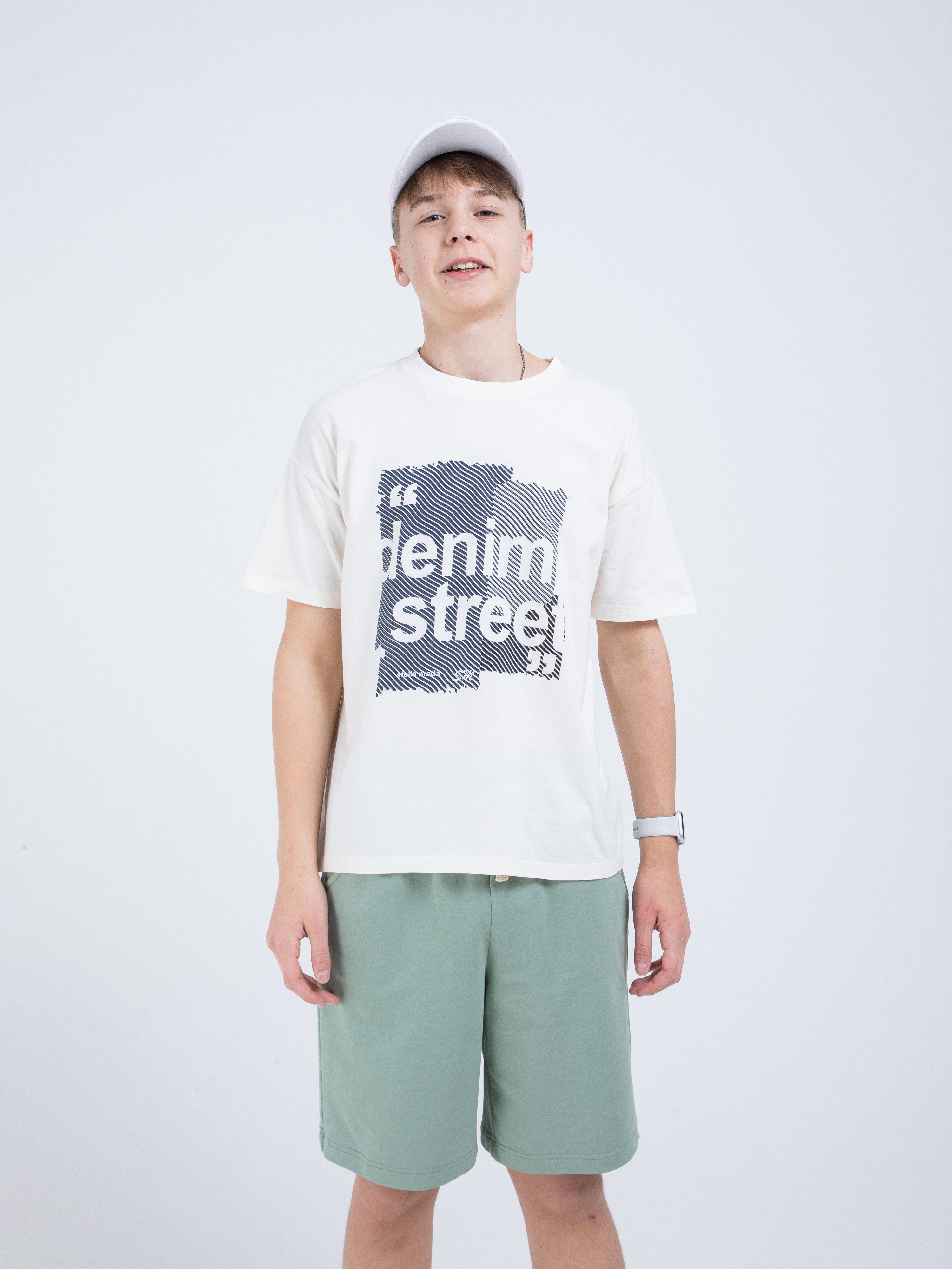 Футболка STELLA MODA 11214_молочный - фото 7