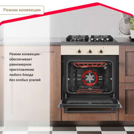 Электрический духовой шкаф B6EO16007 (5 Simfer черный