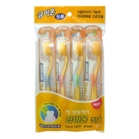Зубная щетка классическая DENTAL CARE 4 шт.