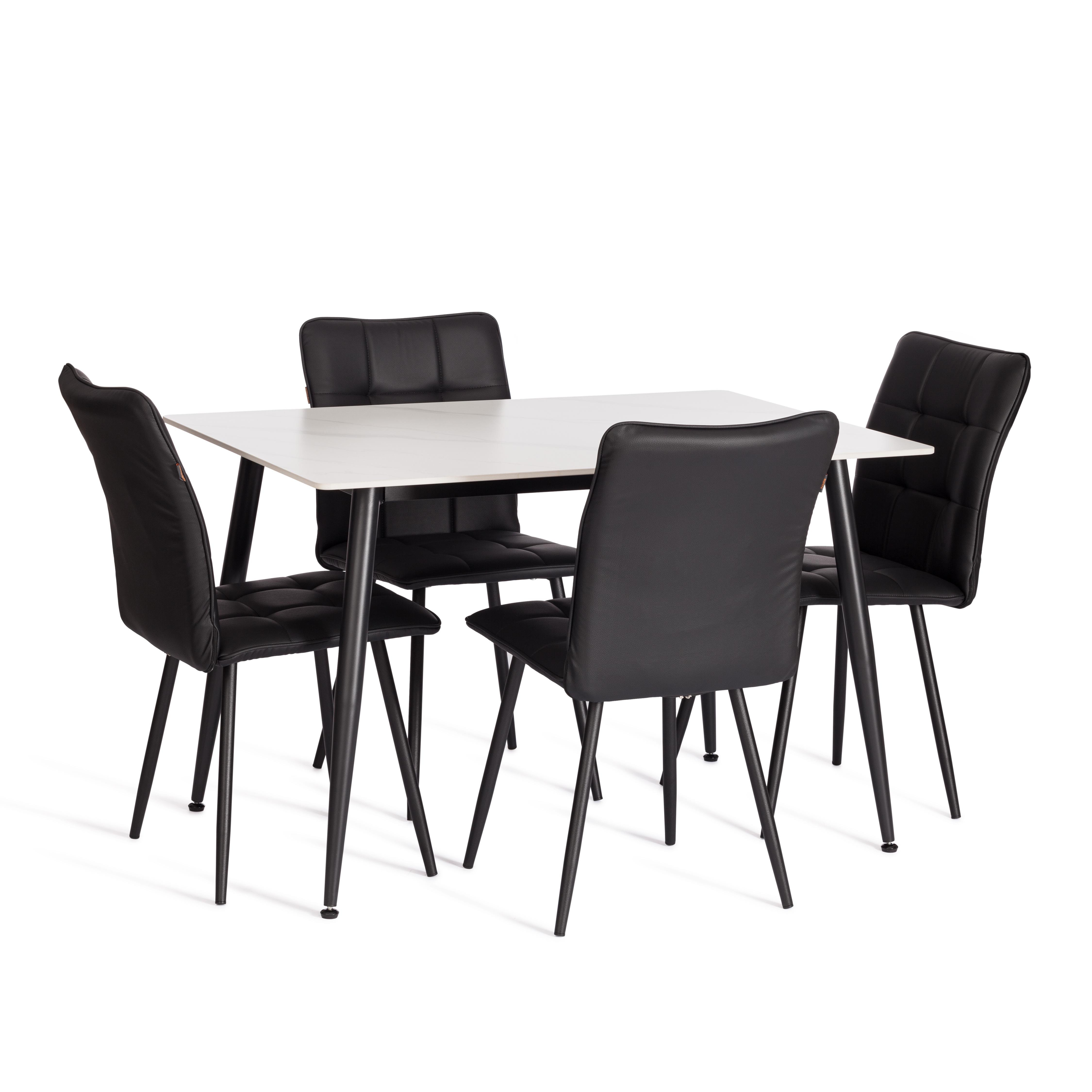 Стул TETCHAIR Bari LT экокожа черный 2 шт. - фото 11