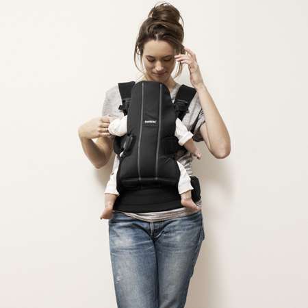 Рюкзак BabyBjorn WE Soft Cotton черный