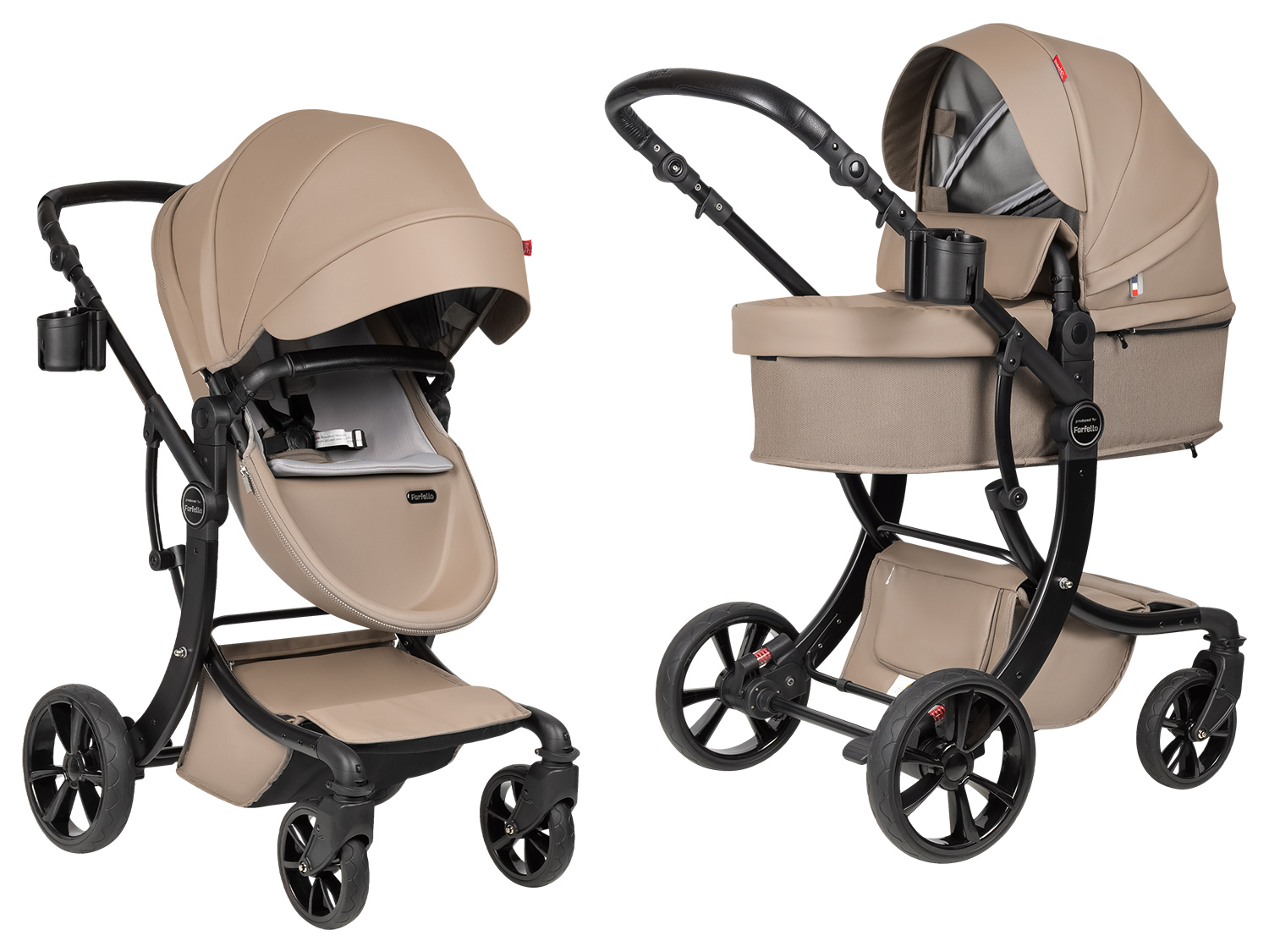 Коляска трансформер Aimile Spring коричневый - фото 9