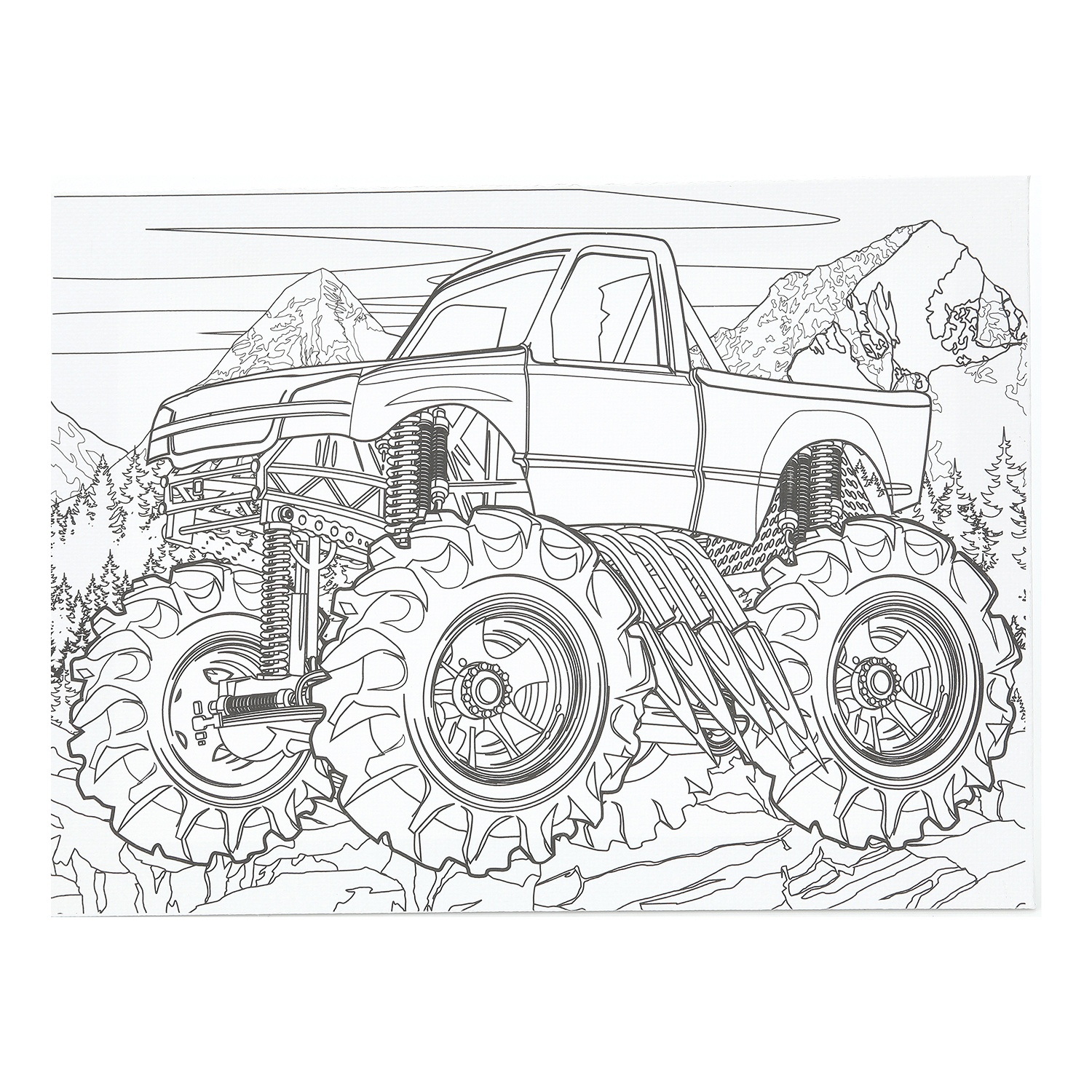 Роспись по холсту Multiart Джип - фото 5