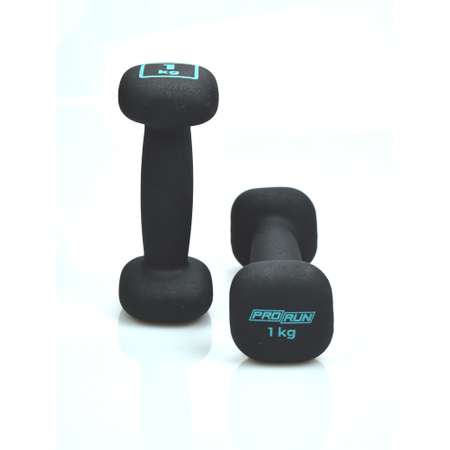 Гантели неопреновые ProRun, 2 шт х 1 кг