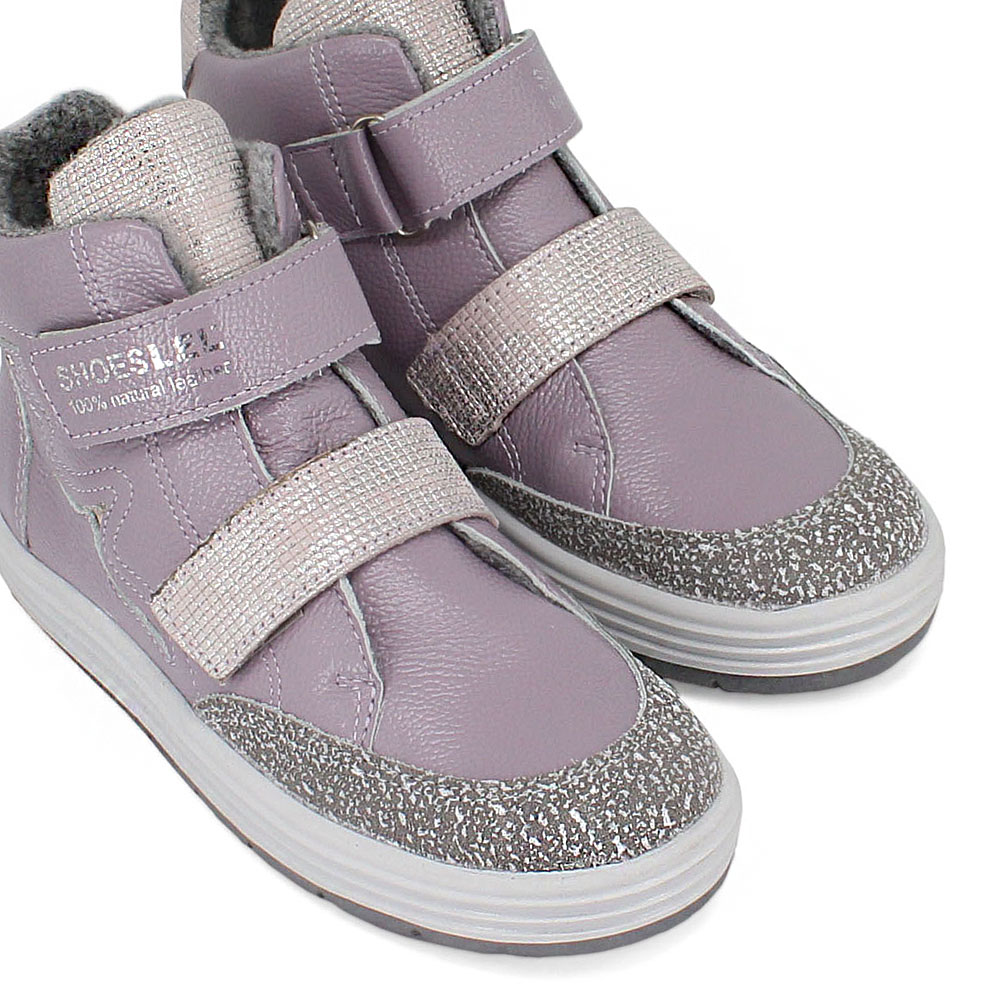Ботинки Обувь ЛЕЛЬ м 3-1845 Ботинки дошкольные байка (сиреневый) - фото 3