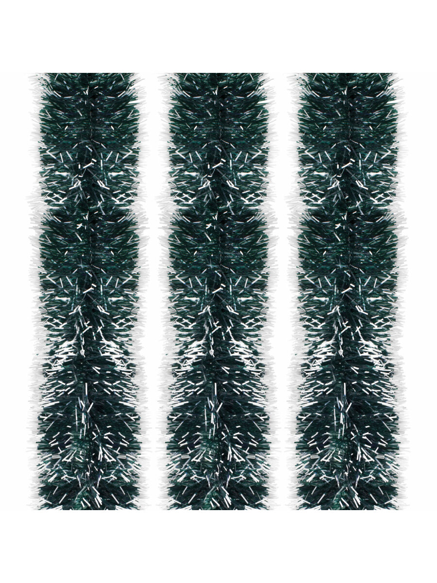 Мишура новогодняя Золотая сказка украшение декор для елки набор 3 шт 100мм х 2м - фото 6